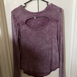 Women’s cut out top